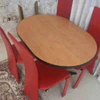 ناهارخوری چرمی ۴نفره