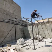 جوشکار سایبان شیروانی حفاظ کلبه چوبی  نرده  آهن|خدمات پیشه و مهارت|همدان, |دیوار