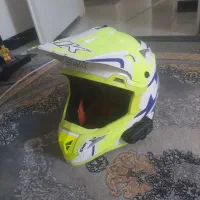 کلاه کراسی برند smk به همراه بلوتوث y10 ضد آب