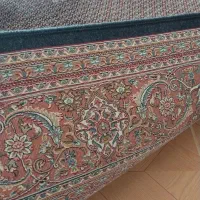 یک تخته فرش ماشینی ۲در۳ درحدنوماهی سرمه ای