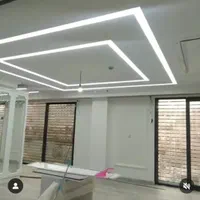 اجرای صفرتا صد کناف کاذب رنگ کابینت تیوی روم