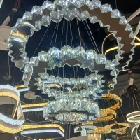 لوستر کریستالی سه حالته|لوستر و چراغ آویز|تهران, اتابک|دیوار