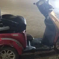 موتور سیکلت سه چرخ برقی|موتورسیکلت|شوط, |دیوار