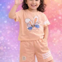 ست تی شرت شلوارک دخترانه