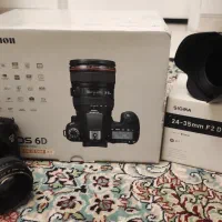 دوربین 6D و ۲ لنز با متعلقات