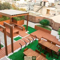 چوب پلاست.روف گاردن.الاچیق.نما ساختمان