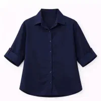 شومیز آستین سه ربع در رنگبندی