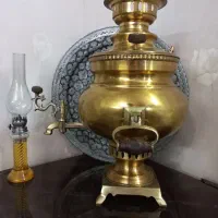 سماور زغالی سینی مسی دیوارکوب مجمع عتیقه|سماور، چای‌ساز، قهوه‌ساز|تهران, پرستار|دیوار
