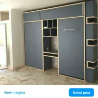 تخت کمجا ماریا|تخت و سرویس خواب|اندیشه, اندیشه فاز ۱|دیوار