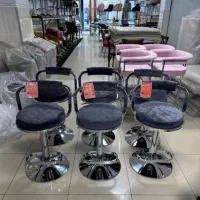 صندلی اوپنی چوبی فلزی استیل طلایی کد۴۴