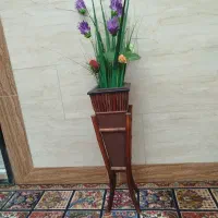 گلدان چوبی