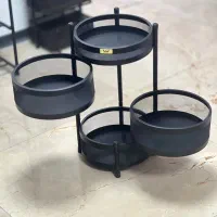 جا پیازی چهار طبقه لوکس کف فلزی جاپیازی