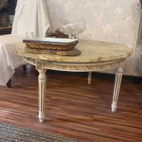 میز سنگ مرمر سبز