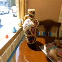 کوزه فرش شده سفالی