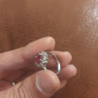 یاقوت برمه اناری عتیقه عکس با uv|کلکسیون اشیاء عتیقه|تهران, امام حسین|دیوار