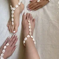 دستبند و پابند و گردنبند تابستونی