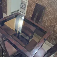 میز و صندلی ناهارخوری ۴ نفره قیمت توافقی|میز و صندلی غذاخوری|تهران, قصر فیروزه ۱|دیوار