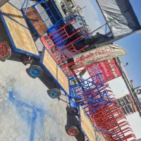 چهار چرخ دستی چوب روسی گاری ۱تن اصل روس برند پاپ|ابزارآلات|تهران, میدان میوه و تره‌بار مرکزی|دیوار