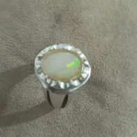 انگشتر نقره  اوپال