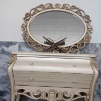 آینه کنسول رنگ استخوانی