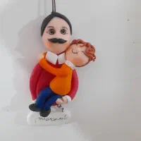 هدیه خاص برای روز پدر و ولنتاین  آویز آینه ماشین