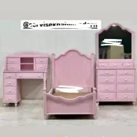 تختخواب نوجوان%ست صورتی مخصوص خوش سلیقه ها