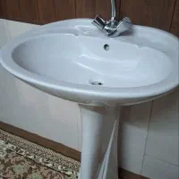 روشویی درحدنو مارک مروارید همراه باشیرآب وآیینه|لوازم سرویس بهداشتی|اصفهان, گرکان|دیوار