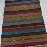 گلیم دستبافت|گلیم، جاجیم، گبه|اصفهان, همدانیان|دیوار