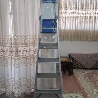 نردبان دوپایه ۵ پله|ابزارآلات|ساوه, |دیوار