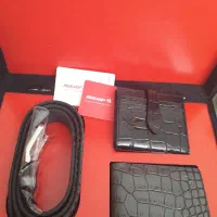 ست کیف و کمربند نوین چرم ۵۰ درصد زیر قیمت (نو)