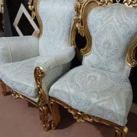 مبل استیل چوب گردو و راش