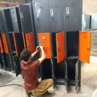 کمد فلزی کمد باشگاهی جاموبایلی صندلی انتظار|جاکفشی، کمد، دراور|کرج, گلشهر|دیوار