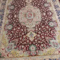 دوتخته فرش ۹متری ابریشم ۱۲۵۰شانه