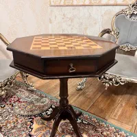 میز شطرنج چوبی