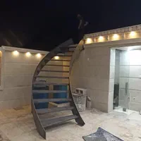 جوشکاری ساخت و نصب پله گرد و درب مدرن|خدمات پیشه و مهارت|میناب, |دیوار