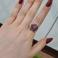 انگشتر نقره ۹۲۵ عیار به قیمت خام