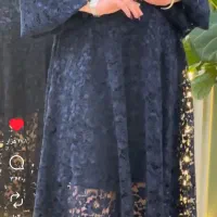 لباس مجلسی سرمه ای تیره توهین فقط سایز ۴۴ مونده|لباس|تبریز, |دیوار