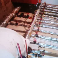 لوله کشی آب فاضلاب وگاز و موتورخانه کلیه تاسیسات