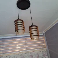 لوستر اتاق سه عدد