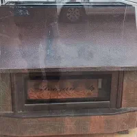 بخاری گازی طرح شومینه