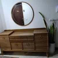 آینه کنسول چوبی جدید