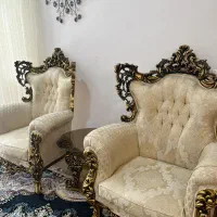 مبلمان سلطنتی ۹نفره|مبلمان خانگی و میز عسلی|سرخنکلاته, |دیوار