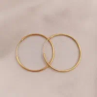 گوشواره حلقه‌ای کادویی زیر یک گرم