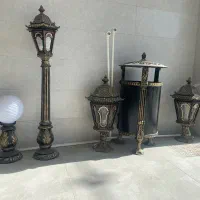 انواع چراغ های سرستون و دیواری ثامن فرفورژه|مصالح و تجهیزات ساختمان|خوانسار, |دیوار