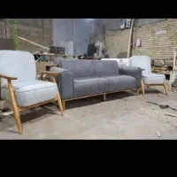 مبل راحتی مدل چوبی جدید