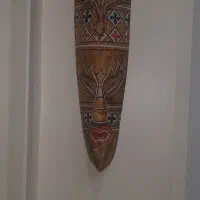 نقاب دیوارکوب چوبی