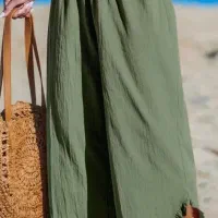 شلوار زنانه لینن برند کاپشی اورجینال