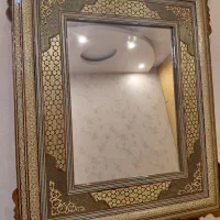 آینه خاتم کاری چوبی آنتیک