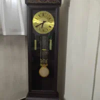 ساعت ایستاده چوبی