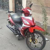 اس وای ام اس آر ۱۳۰ SYM SR130 مدل ۱۴۰۰ درحد خشک|موتورسیکلت|تهران, خزانه|دیوار